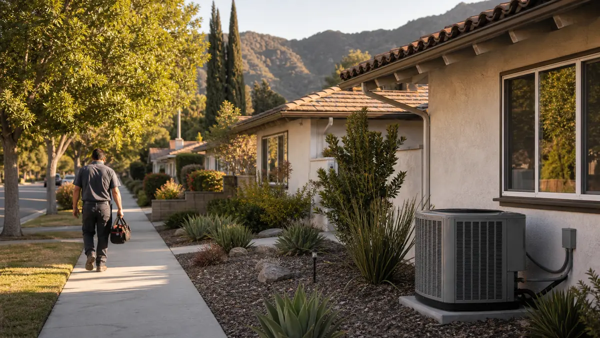 Illustration of Carrier HVAC service in Cameron Park, West Covina