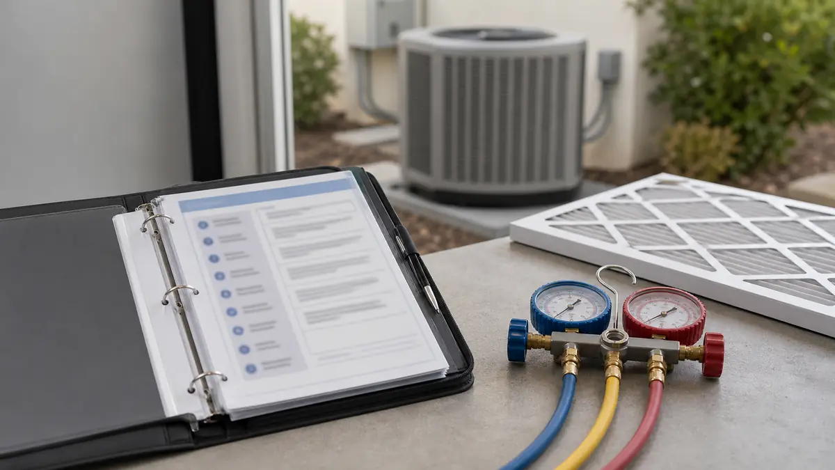 Illustration of a Carrier HVAC FAQ for West Covina
